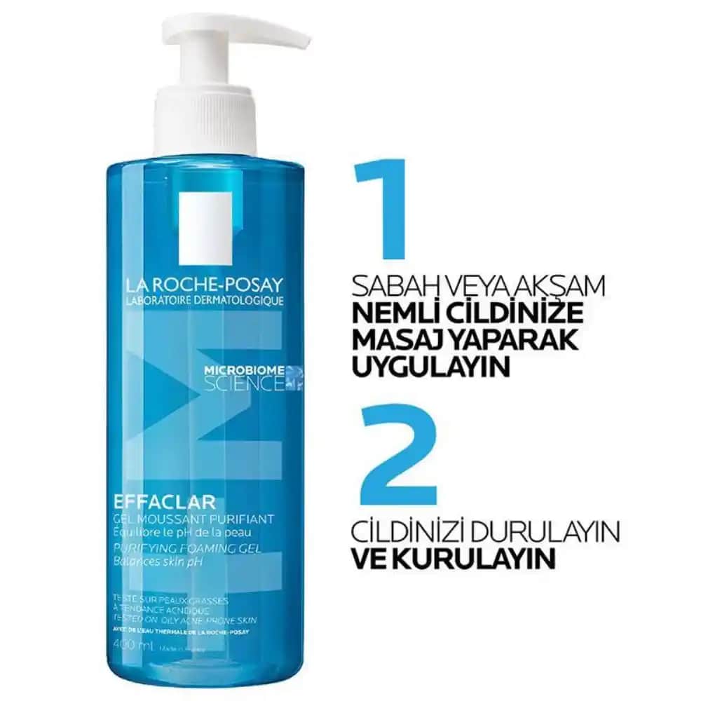 La Roche-Posay Effaclar Jel: Yağlı ve Akneye Eğilimli Ciltler İçin En İyi Temizleyici Çözüm