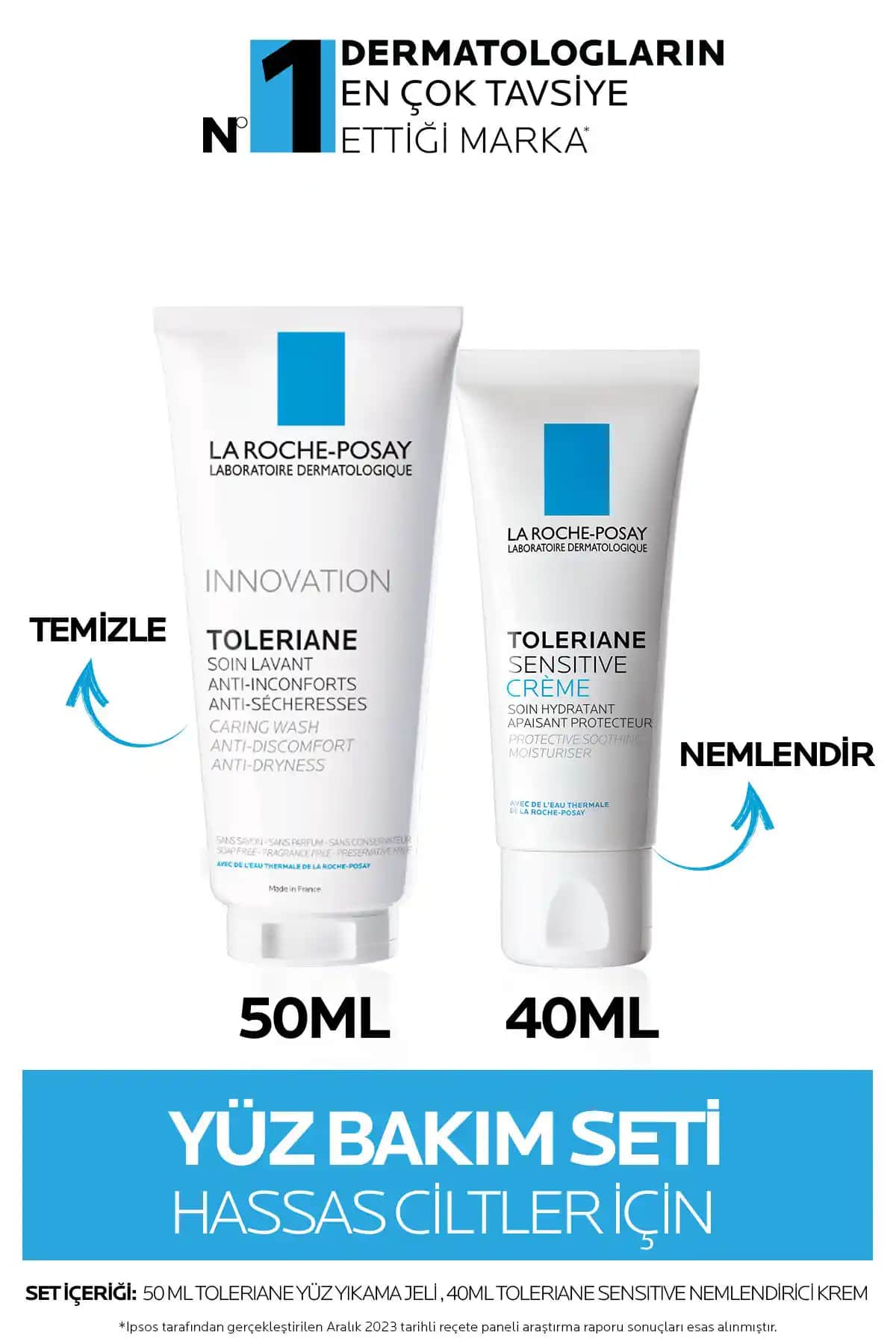 La Roche-Posay Toleriane Yüz Yıkama Jeli: Hassas ve Kuru Ciltler İçin Güvenilir Temizlik Çözümü (75-90 karakter)