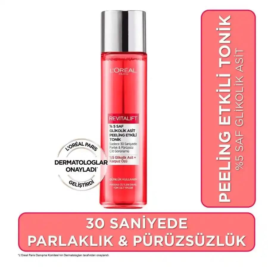 L’Oréal Revitalift Peeling Etkili Tonik ile Cilt Yenileme ve Parlaklık Sağlama Rehberi