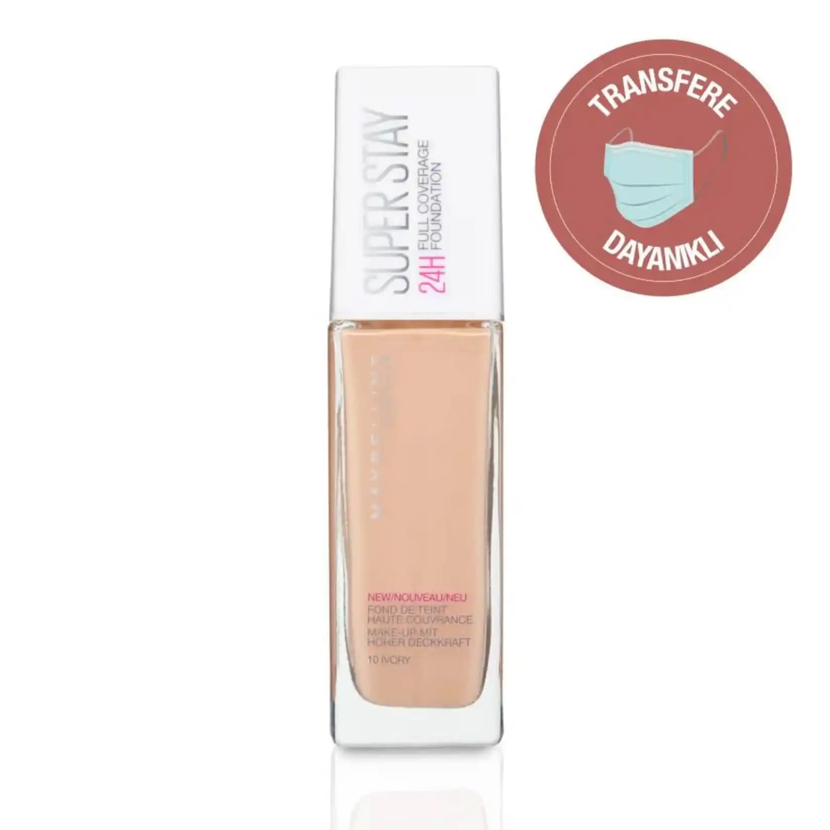 Maybelline 24h Fondöten: Gün Boyu Kalıcılık ve Doğal Görünüm Sağlayan Makyaj Ürünü