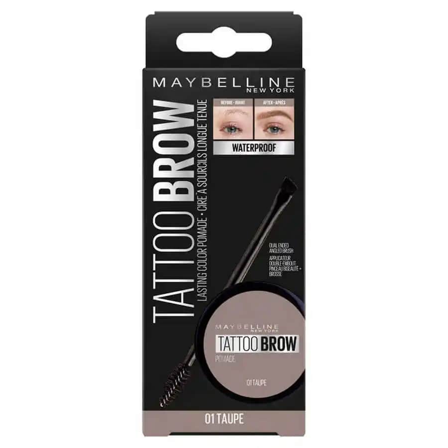 Maybelline Tattoo Brow Kaş Pomadası: Kalıcı ve Doğal Görünüm İçin En İyi Çözüm