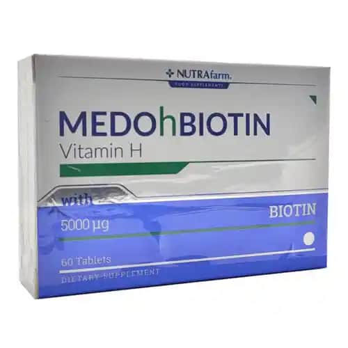 Medohbiotin 5000 MG ile Saç Sağlığını Güçlendiren Yüksek Doz Biotin Takviyesi