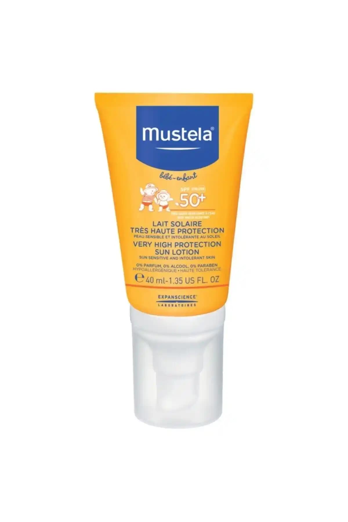 Mustela 40 ml Güneş Kremi: Hassas ve Çocuk Ciltleri İçin Güvenilir Koruma