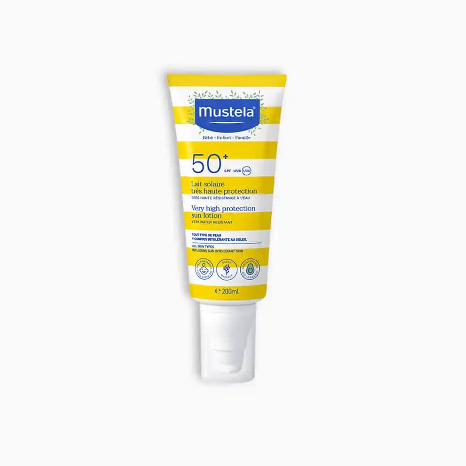 Mustela Çok Yüksek Koruma Güneş Kremi SPF 50+ Hassas ve Kuru Ciltler İçin Güçlü Koruma