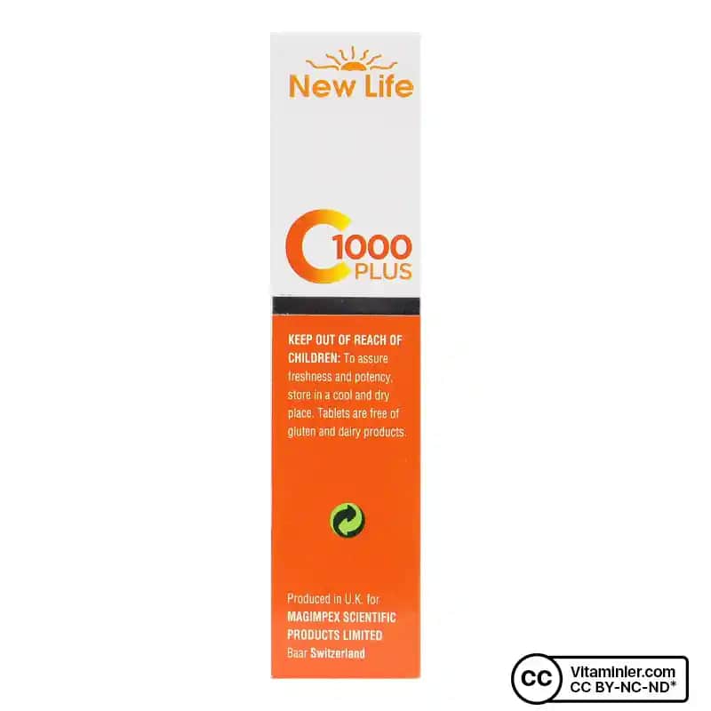 New Life C 1000 Plus Vitamin Takviyesi ile Bağışıklığınızı Güçlendirin ve Enerjinizi Artırın