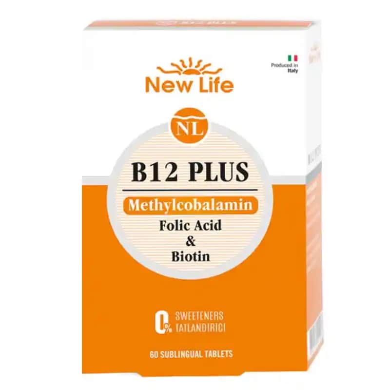 Newlife B12 Plus Methylcobalamin B12 Vitamini ile Cilt ve Güzellik Destekleri