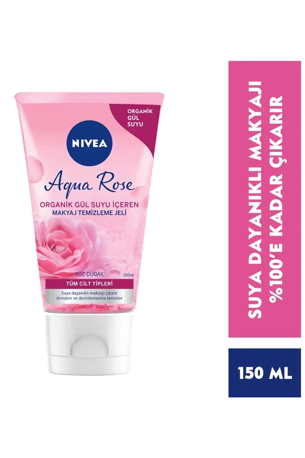 NIVEA Aqua Rose Makyaj Temizleme Jeli: Doğal İçeriklerle Hassas ve Güzel Cilt Bakımı