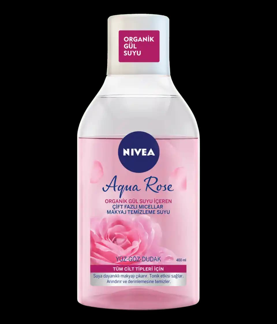 Nivea Aqua Rose Makyaj Temizleme Suyu: Doğal ve Hassas Ciltler İçin Etkili Temizlik Çözümü