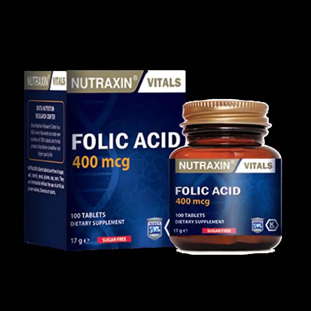 Nutraxin Folik Asit 400 mcg: Cilt, Saç ve Tırnak Sağlığı İçin Güçlü Destek