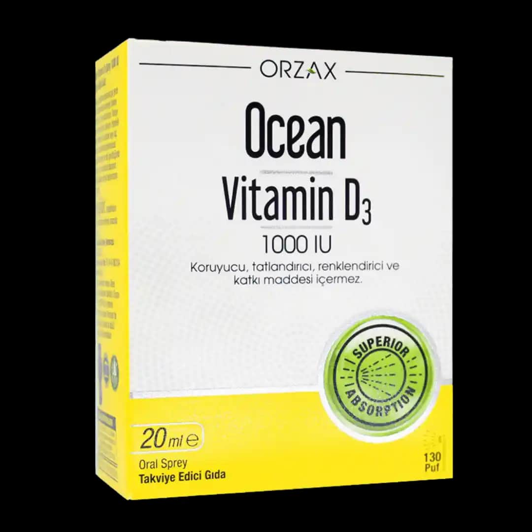 Ocean 1000 D Vitamini: Bağışıklık ve Kemik Sağlığını Destekleyen Güçlü Takviye