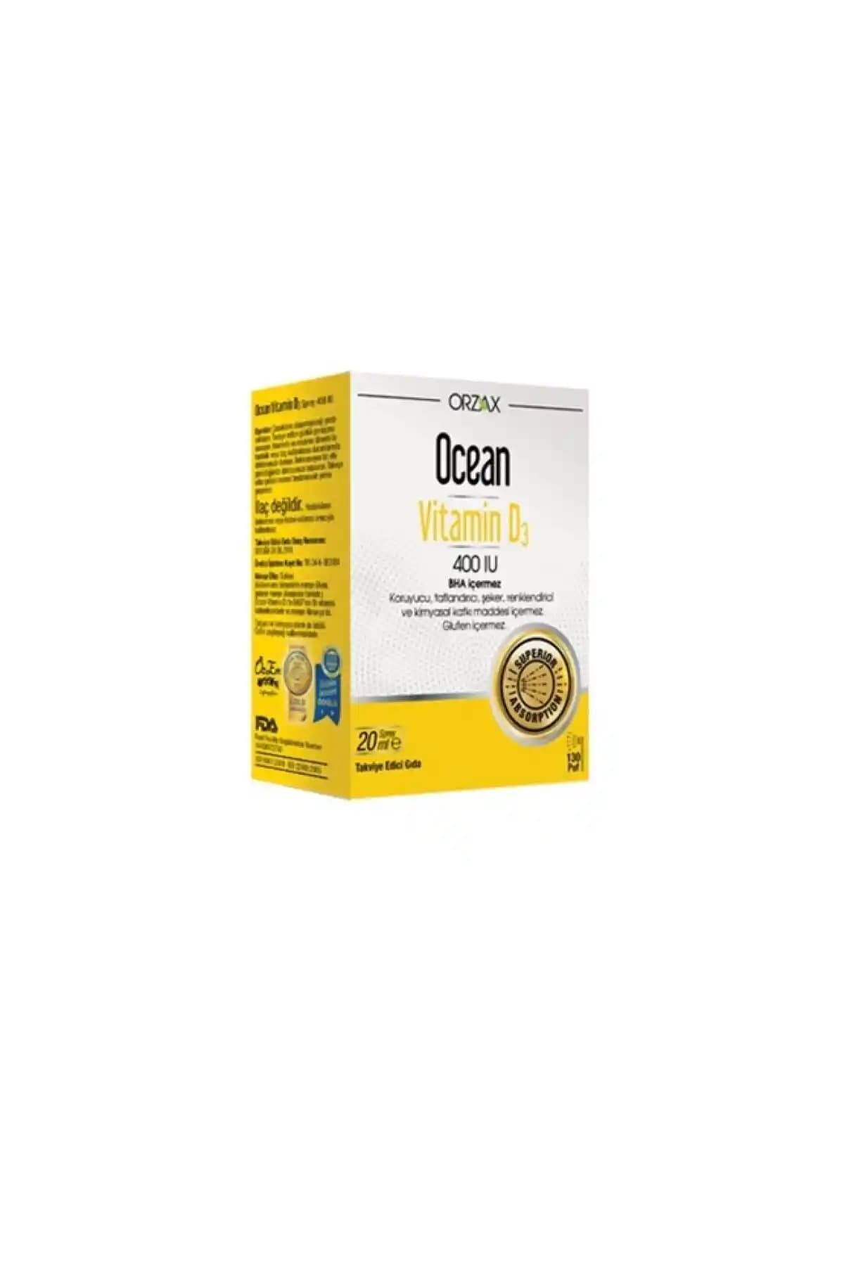 Ocean 400 D Vitamini ile Cilt Sağlığını Destekleyen Güçlü Takviye Ürünü