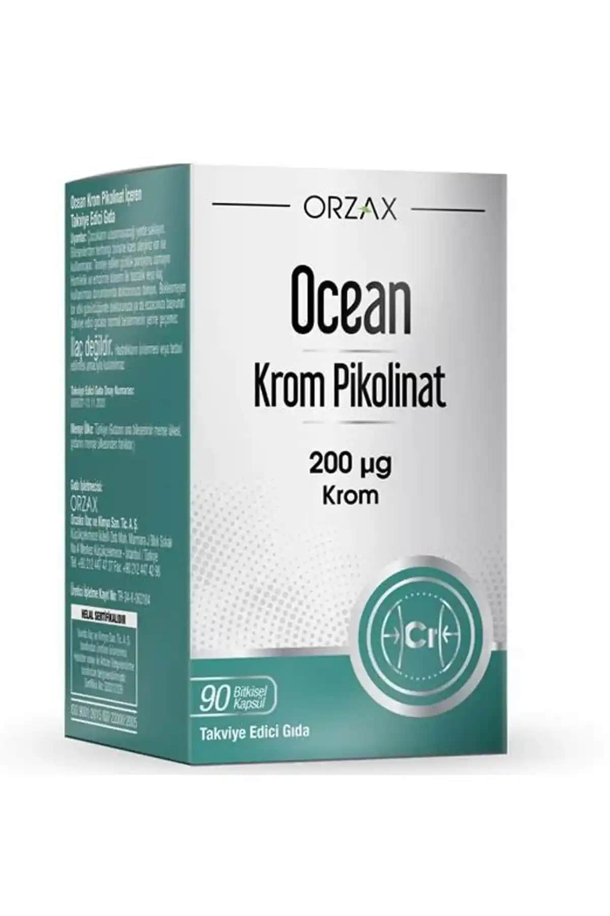 Ocean Krom Pikolinat 200 mcg ile Metabolik Sağlığı Destekleyen Güçlü Takviye Seçeneği