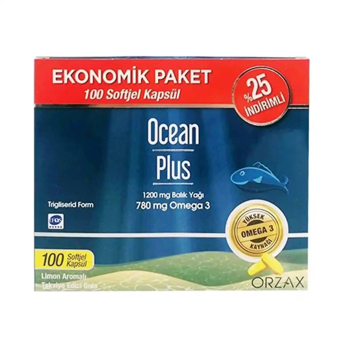 Ocean Plus 1200 mg Balık Yağı Kapsülleri ile Sağlıklı Yaşam ve Güzellik Desteği
