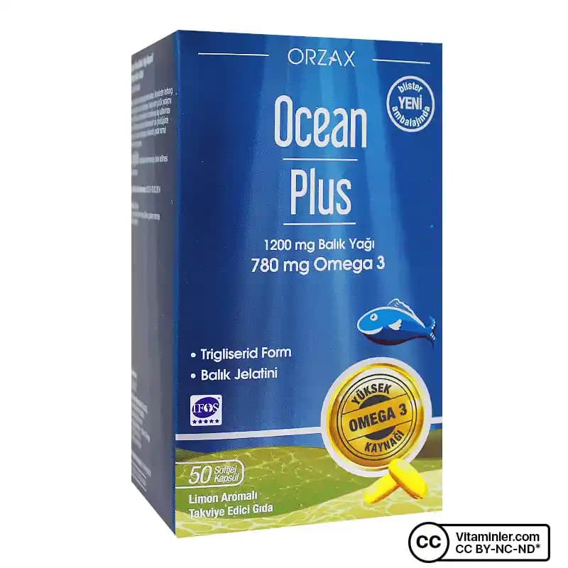 Ocean Plus Omega 3 ile Kalp, Beyin ve Göz Sağlığınızı Destekleyin Sağlıklı Yaşam İçin Güvenilir Takviye