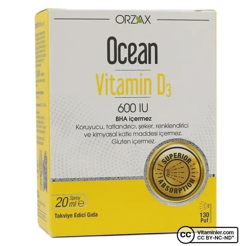 Ocean Vitamin D3 600 ile Cilt Sağlığını Destekleyen Güçlü Takviye Çözümü