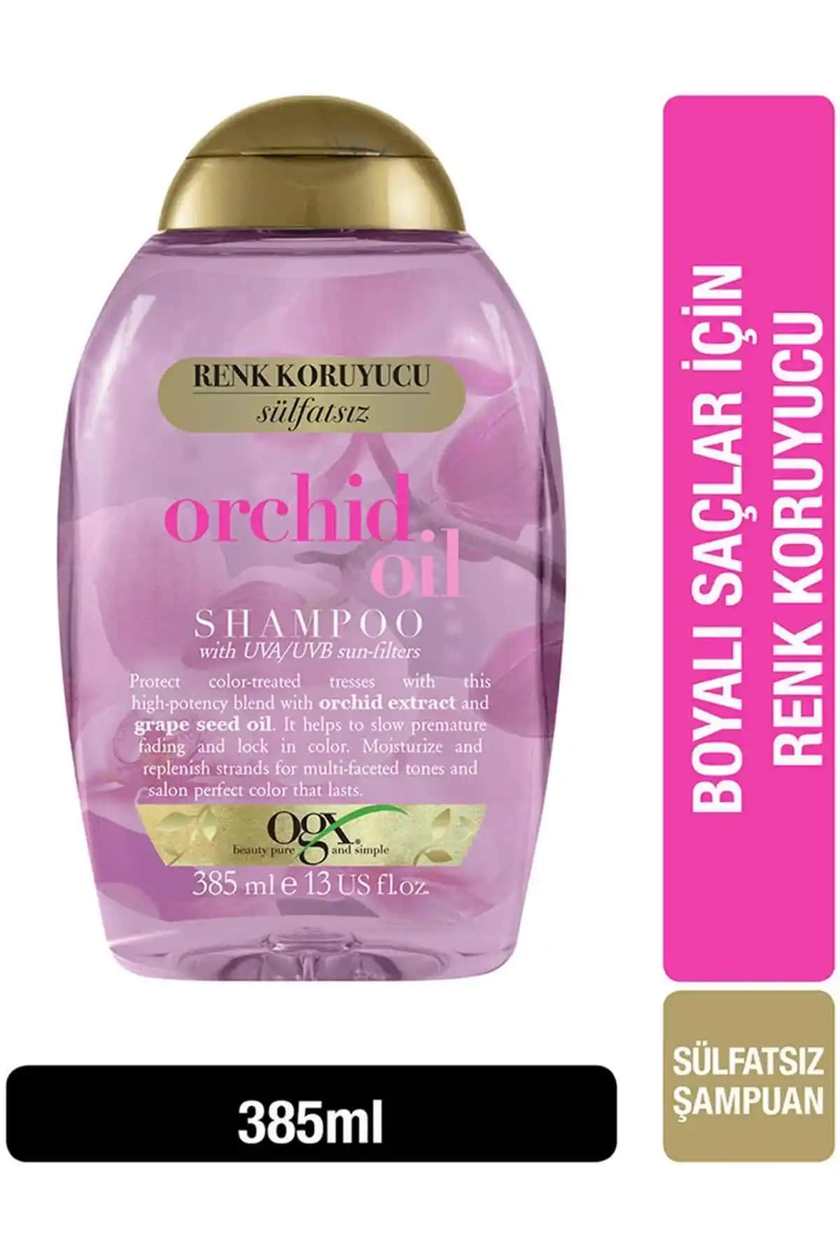 OGX Renk Koruyucu Orchid Oil Şampuanı ile Renkli Saçlarınızı Koruyun ve Parlak Tutun