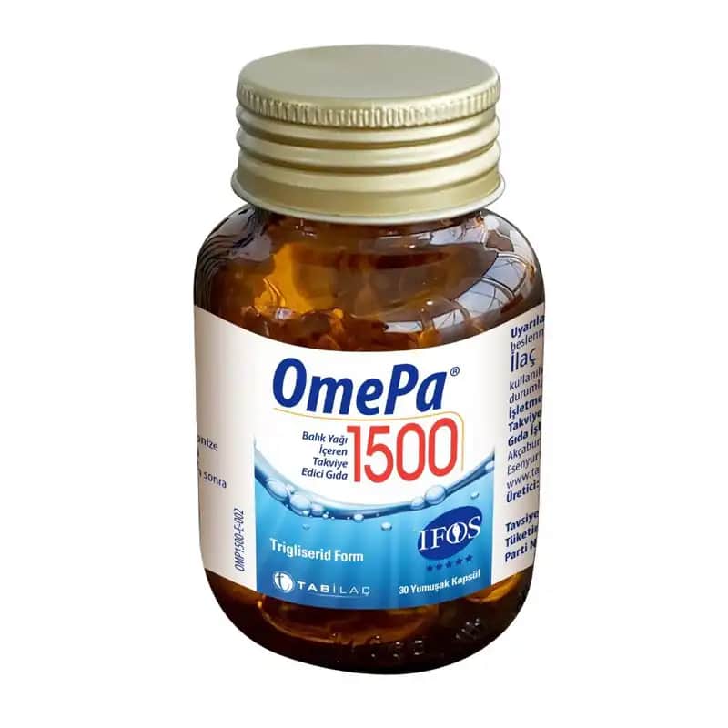 Omepa 1500 Yüksek Kaliteli Omega-3 Takviyesi ile Sağlığınızı ve Güzelliğinizi Destekleyin