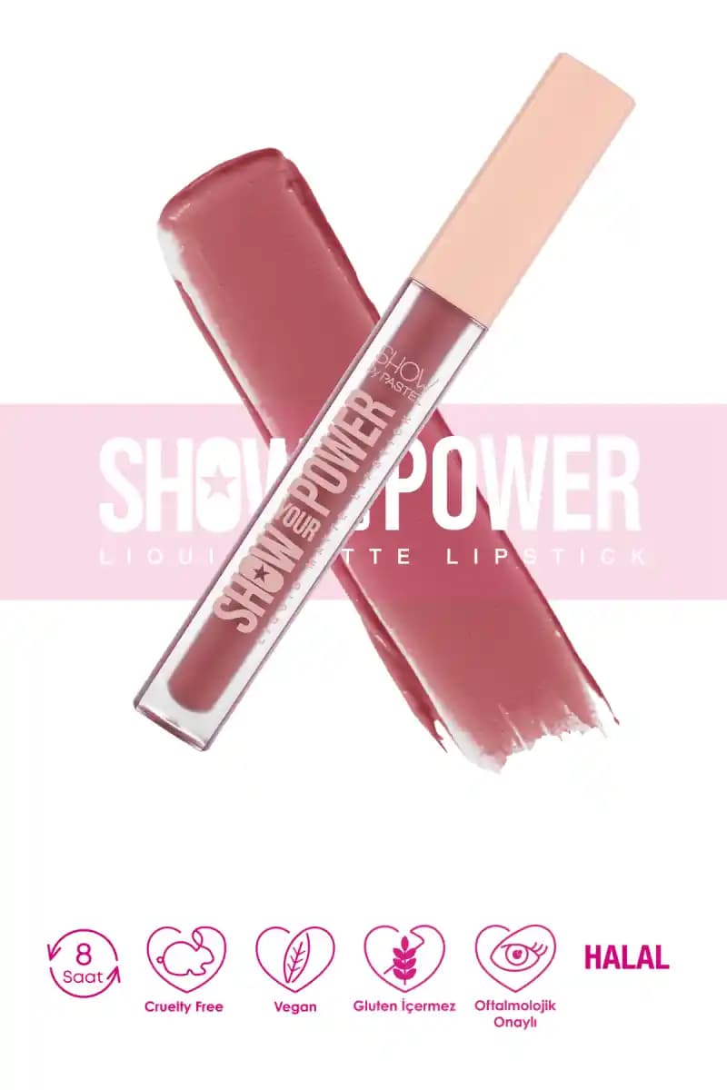 Pastel Show Your Power Ruj 601: Uzun Süre Dayanan Güçlü ve Çarpıcı Dudaklar İçin