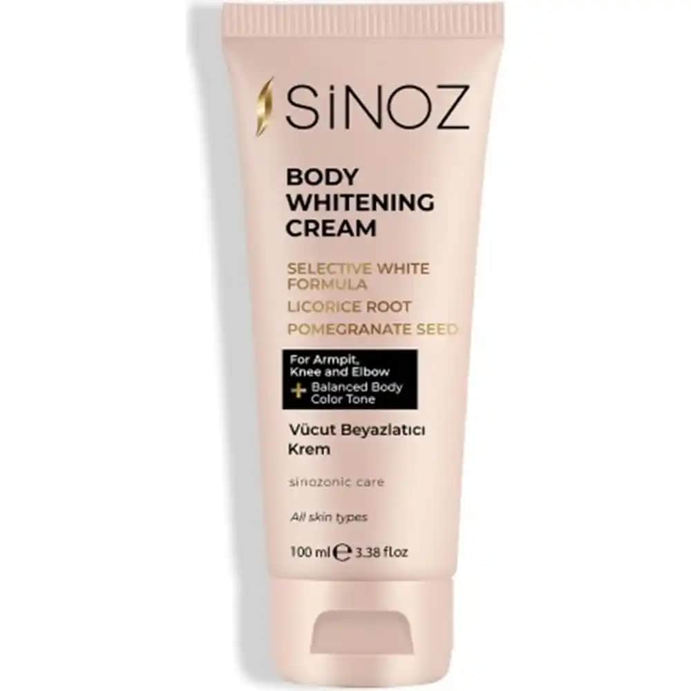 Sinoz Vücut Beyazlatıcı Krem ile Cilt Tonunu Eşitleme ve Parlaklık Sağlama