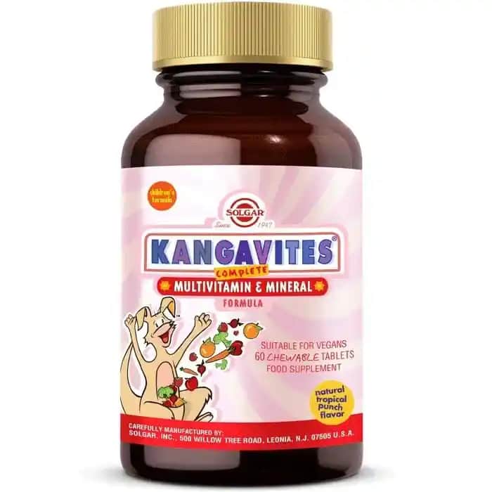 Solgar Kangavites Multivitamin Mineral Takviyesi Çocuklar ve Gençler İçin Güvenilir Destek
