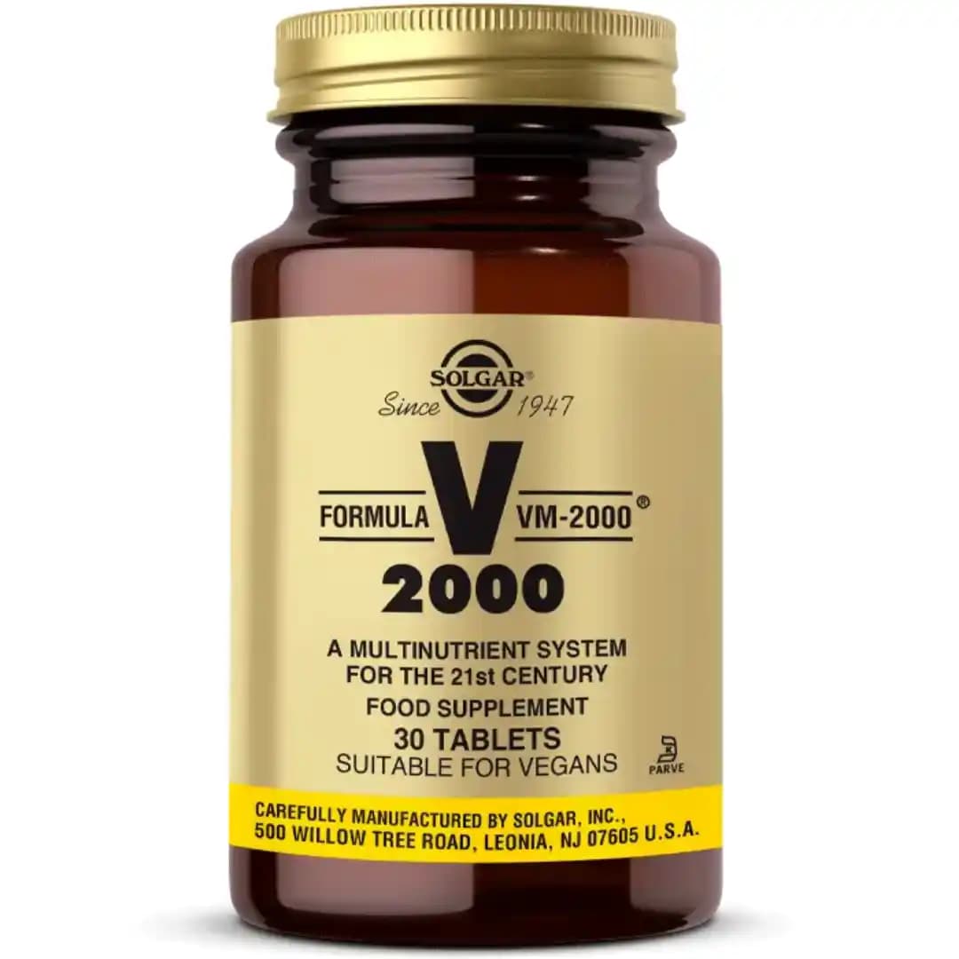 Solgar VM2000: Güçlü Vitamin ve Mineral Kompleksi ile Sağlık ve Güzelliğinizi Destekleyin
