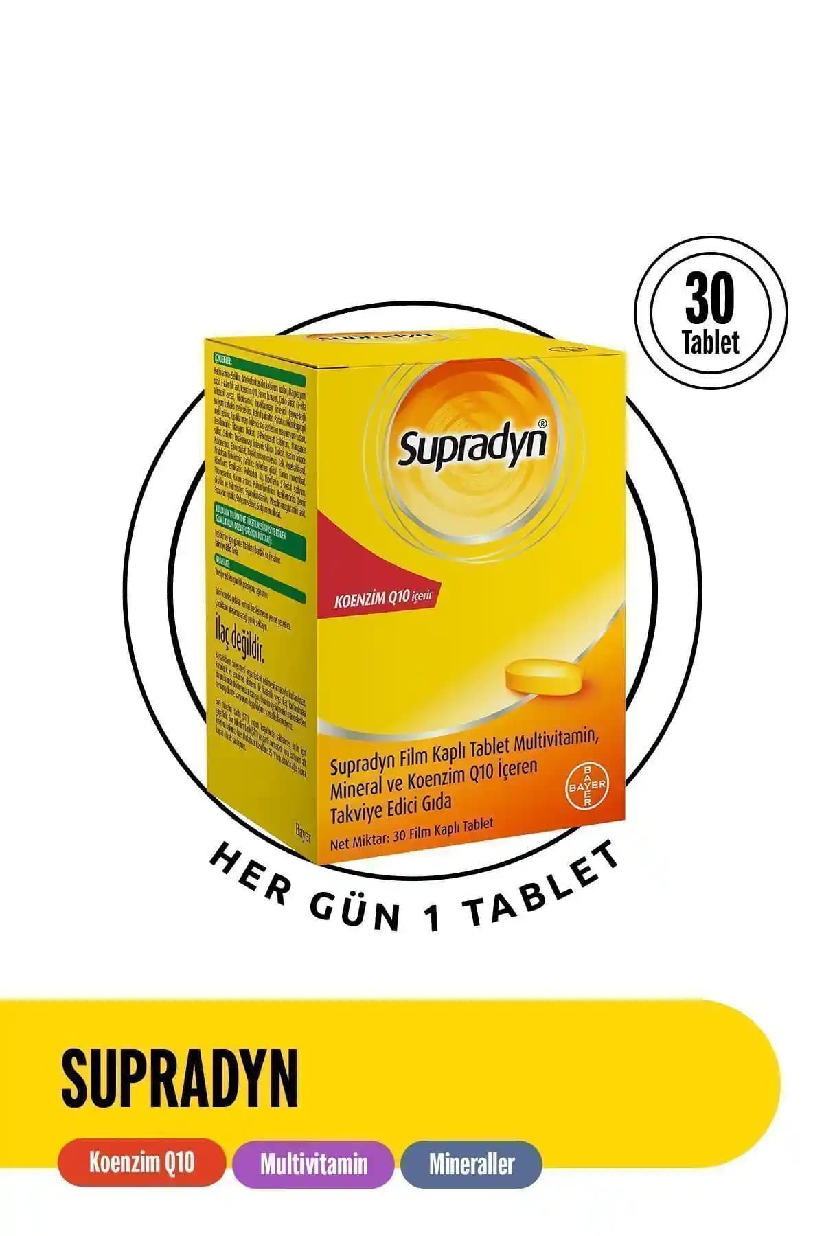 Supradyn 30 Tablet ile Günlük Vitamin ve Mineral Desteği Sağlama Rehberi