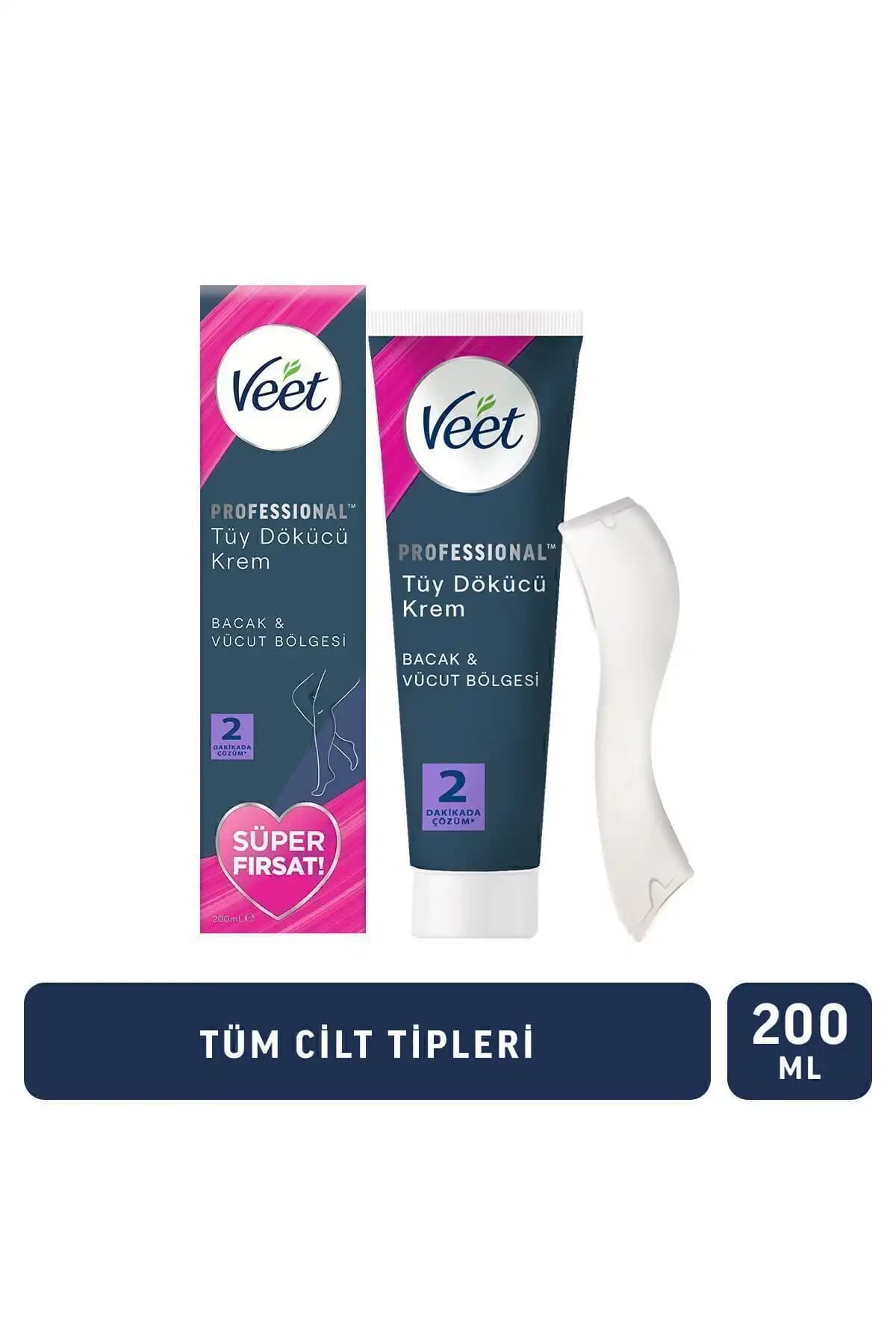 Veet profesyonel tüy dökücü krem: Güvenilir ve etkili tüy alma çözümü