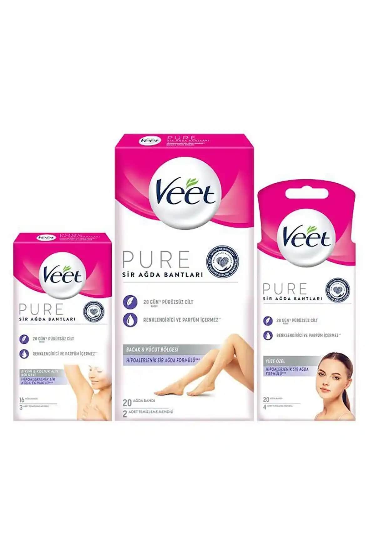 Veet Pure Ağda Bantı ile Güvenli ve Pratik Epilasyon Deneyimi Özellikleri