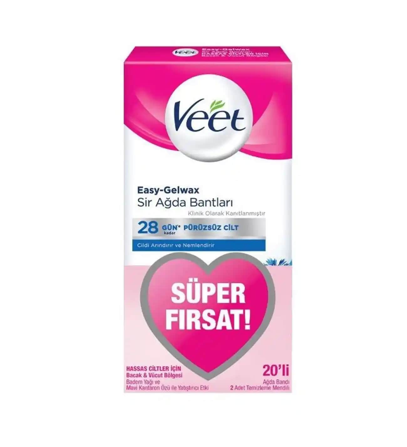 Veet sir ağda bandı ile kolay ve etkili evde tüy alma çözümleri