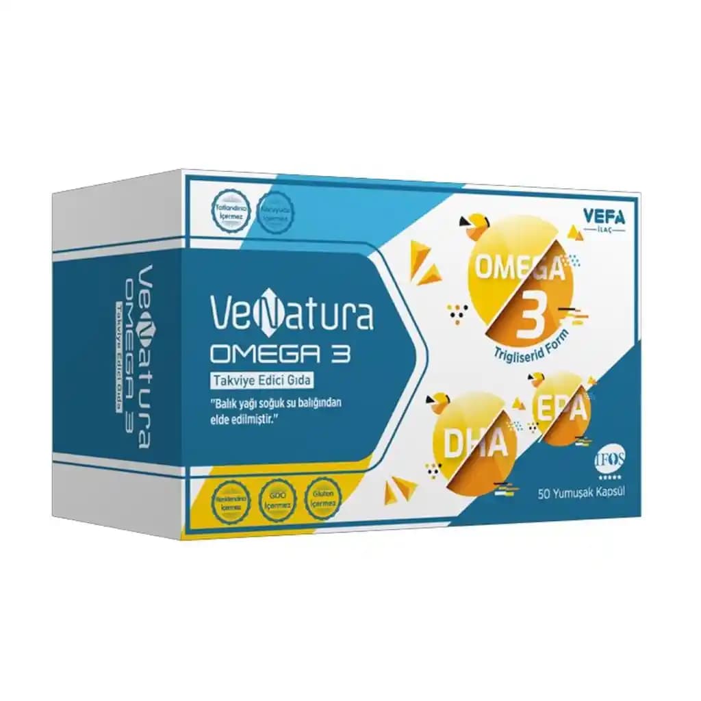 Venatura Omega-3 ile Güzellik ve Sağlığı Destekleyen Esansiyel Yağ Asitleri
