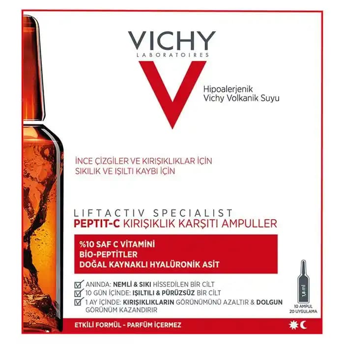 Vichy Liftactiv Peptit-C Ampulü ile Yaşlanma Karşıtı Güçlü Cilt Bakımı Çözümü