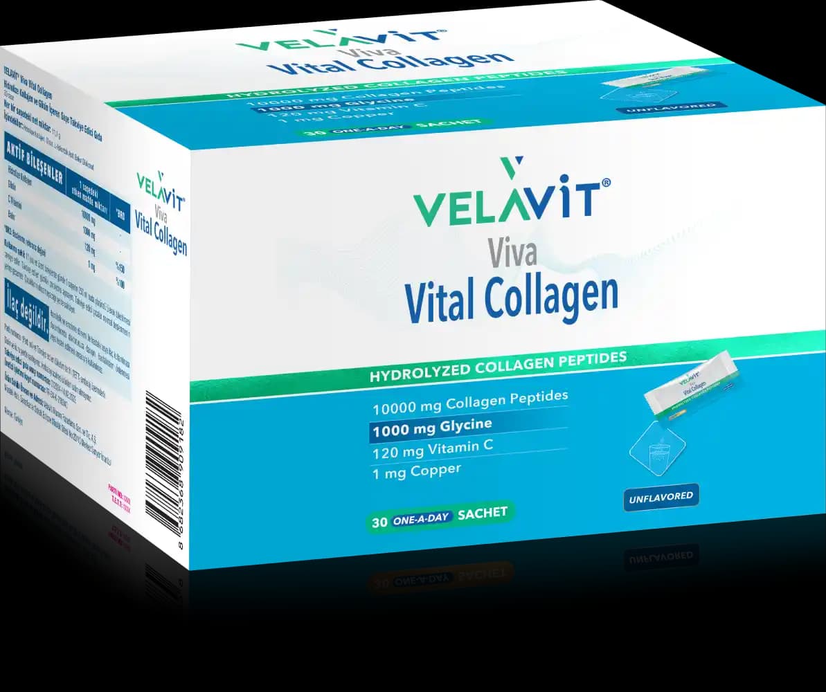 Vital Collagen Velavit ile cilt sağlığını destekleyin ve yaşlanma belirtilerini geciktirin