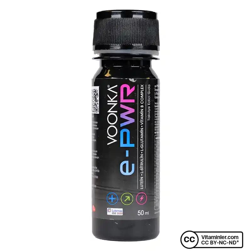 Voonka E-PWR: Günlük Enerji ve Zindelik İçin Güçlü Takviye Edici Gıda
