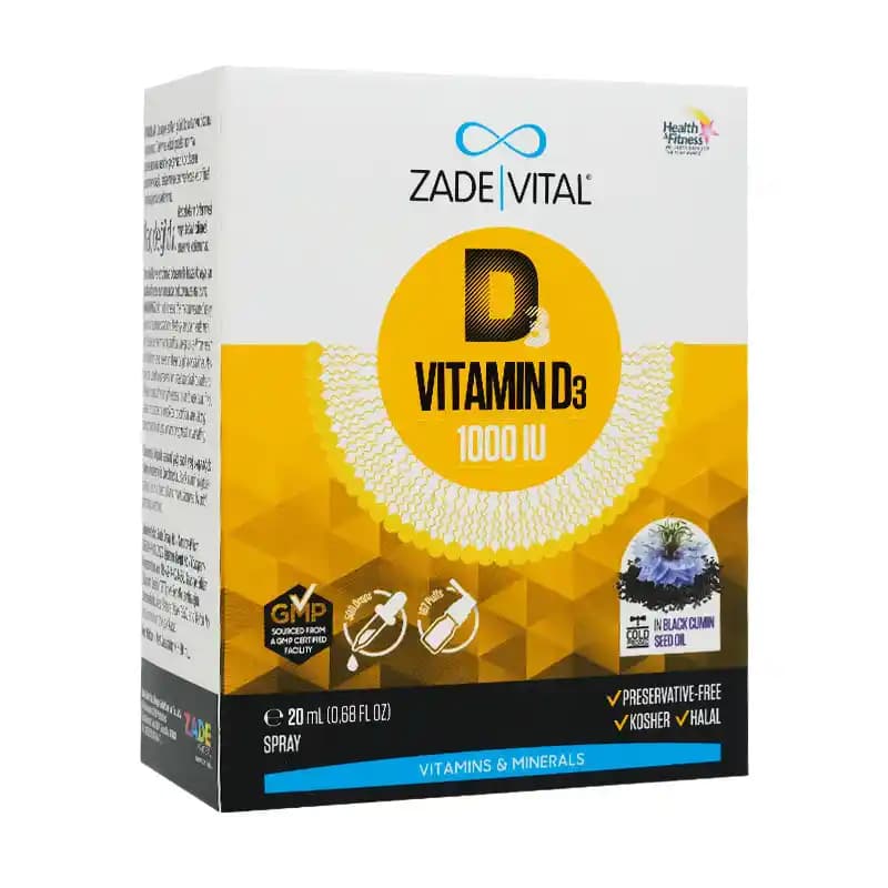Zade Vital D Vitamini ile Kemik ve Bağışıklık Sağlığını Destekleyin