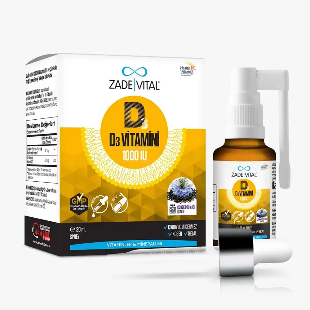 Zade Vital D3 Vitamini ile Kemik Sağlığı ve Bağışıklık Güçlendirme Yöntemleri