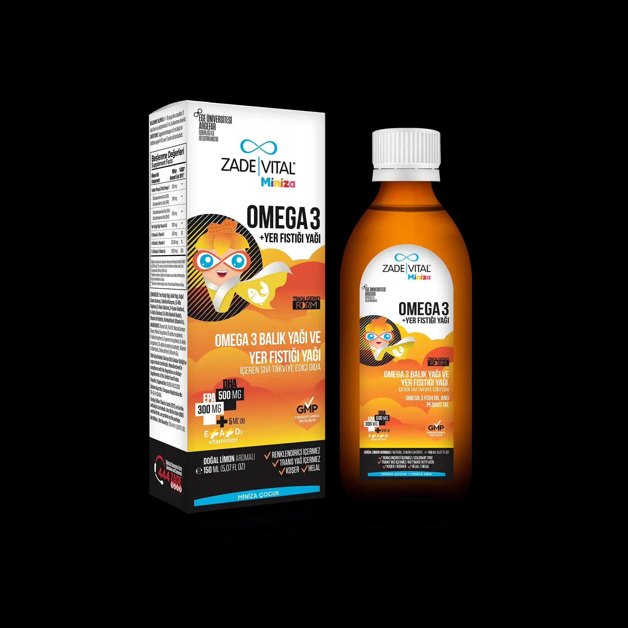 Zade Vital Miniza Omega 3 ile Kalp Beyin ve Cilt Sağlığınızı Güçlendirin