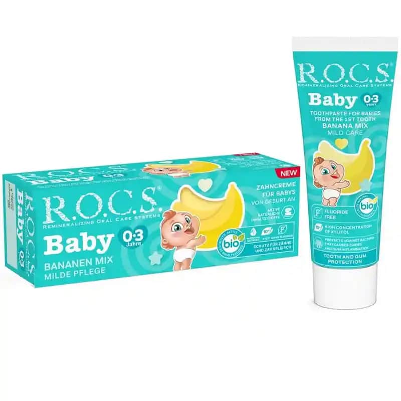 Bebekler İçin Güvenli ve Doğal Diş Macunu Seçimi ROCS Bebek Diş Macunu İncelemesi