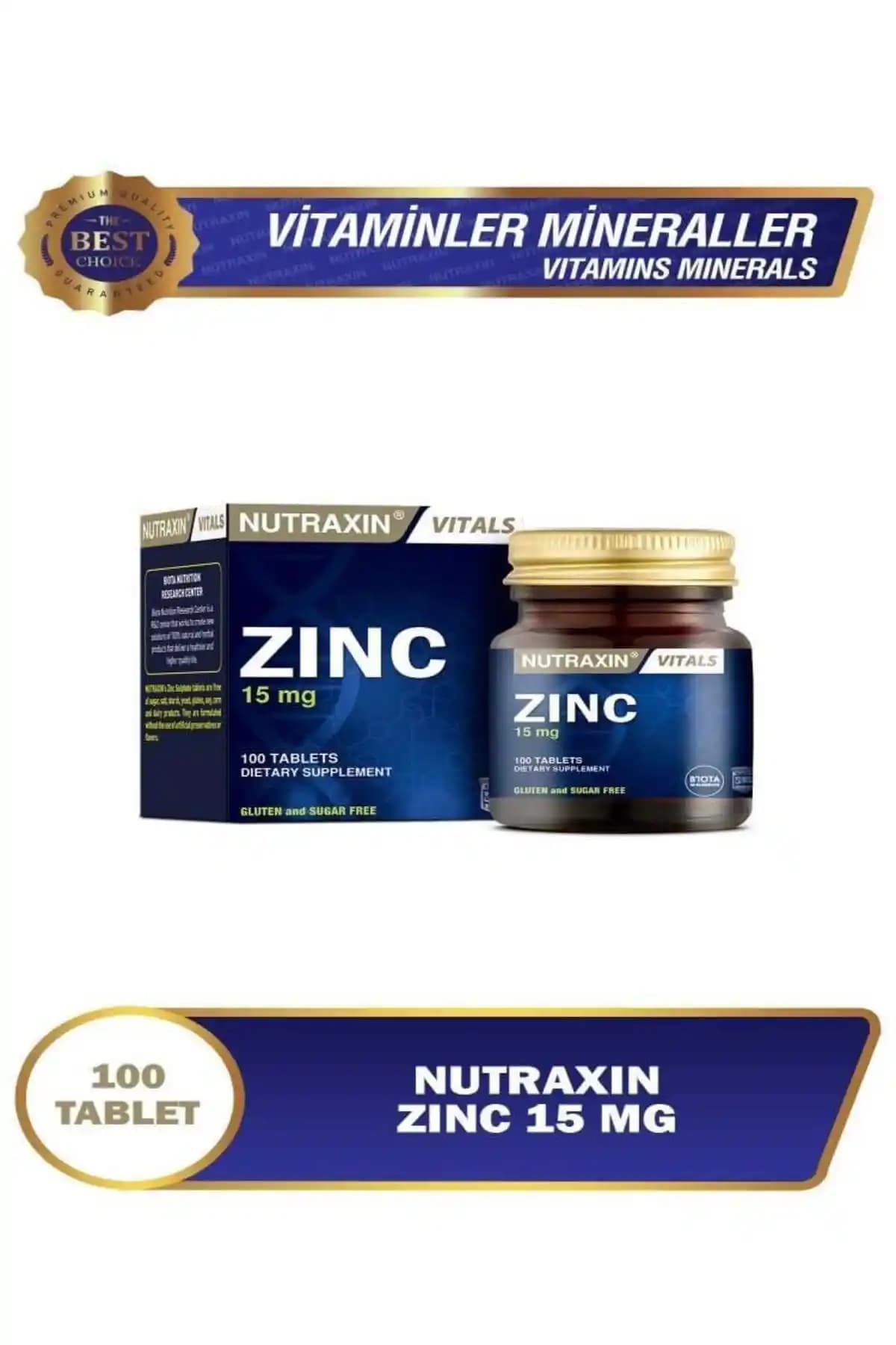 Çinko Takviyeleri ve Nutraxin Zinc 15 mg ile Güzellik ve Sağlık Destekleri