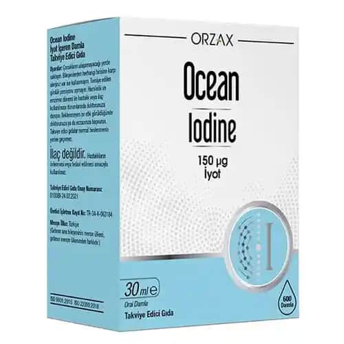 İyot Takviyesi ve Kozmetik Dünyasında Orzax Ocean Iodine Ürünleri