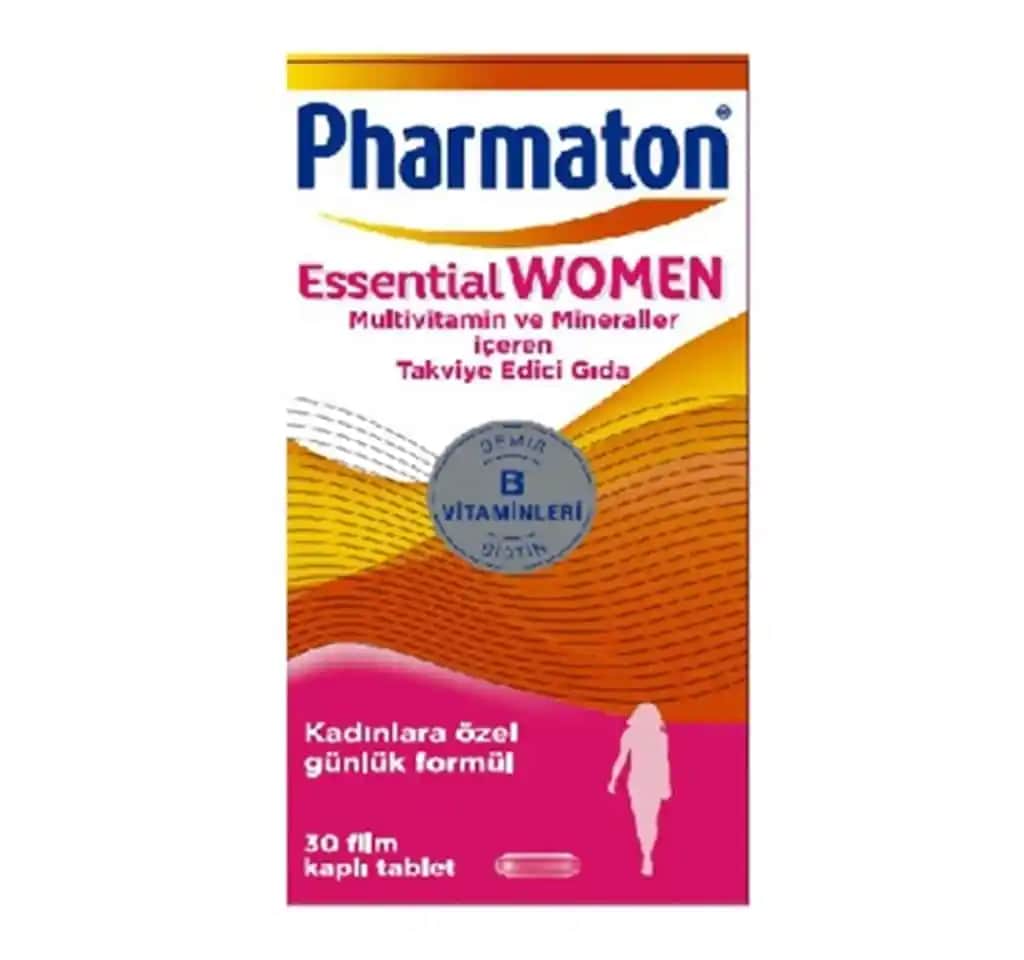 Kadınlar İçin Günlük Sağlık ve Enerji Destekleyici Pharmaton Essential Women