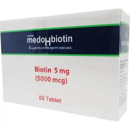 Kozmetik ve Sağlık İçin Biotin Takviyeleri: Nutrafarm Medohbiotin 5 mg'nin Önemi ve Faydaları