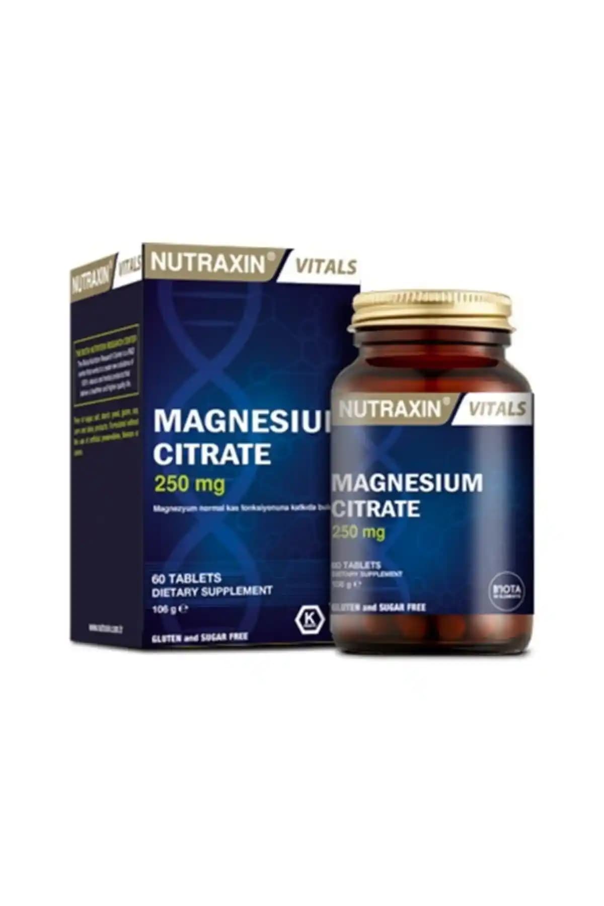 Kozmetik ve Sağlık İçin Nutraxin Magnesium 250 mg Güzellik Takviyesi ve Faydaları
