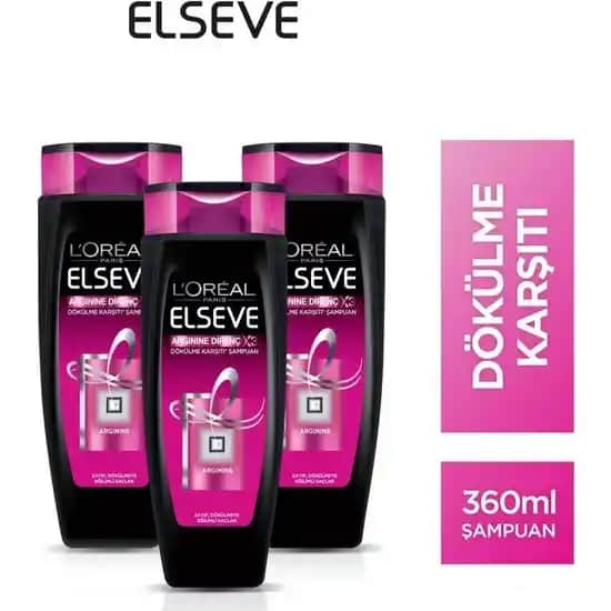 L'Oréal Elseve Arginine Direnç X3 Serisi Saç Güçlendirme ve Dökülme Karşıtı Çözümler