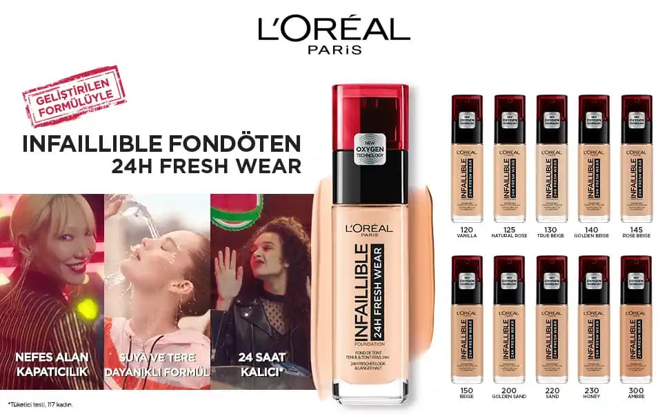 L'Oréal Infaillible Fondöten Renkleri ve Seçim Rehberi