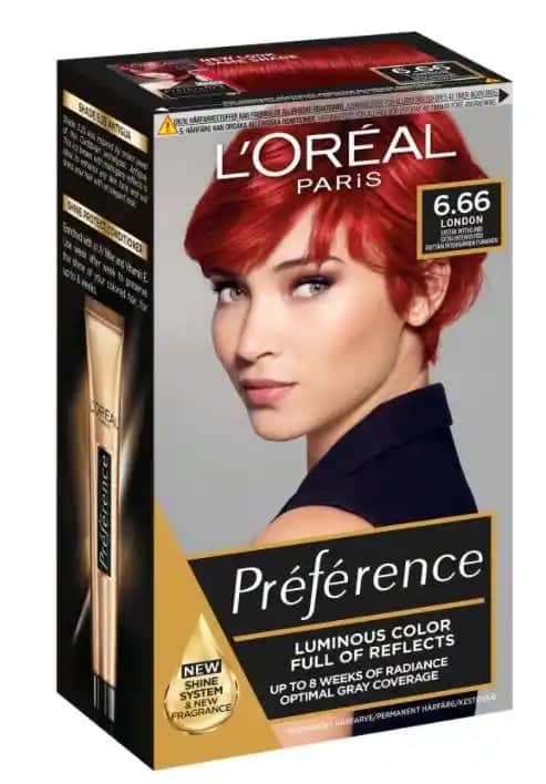 L'Oreal Paris 6.66 Koyu Kızıl Saç Boyası: Yoğun ve Parlak Renk Seçenekleri