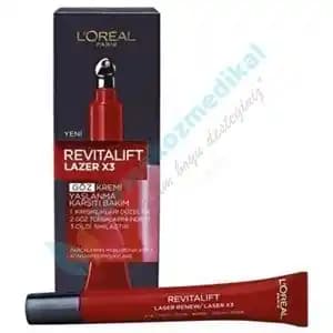L'Oréal Revitalift Lazer x3 Göz Kremi: Yaşlanma Karşıtı Güç ve Göz Çevresi Bakımında Etkili Çözüm