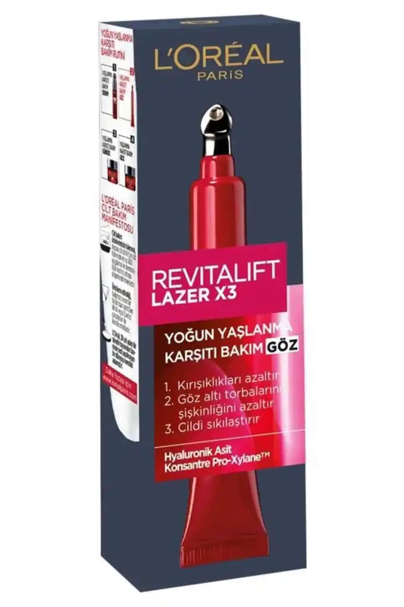 L'Oréal Revitalift Lazer X3 Serisi: Yaşlanma Karşıtı Cilt Bakım Ürünleri Analizi