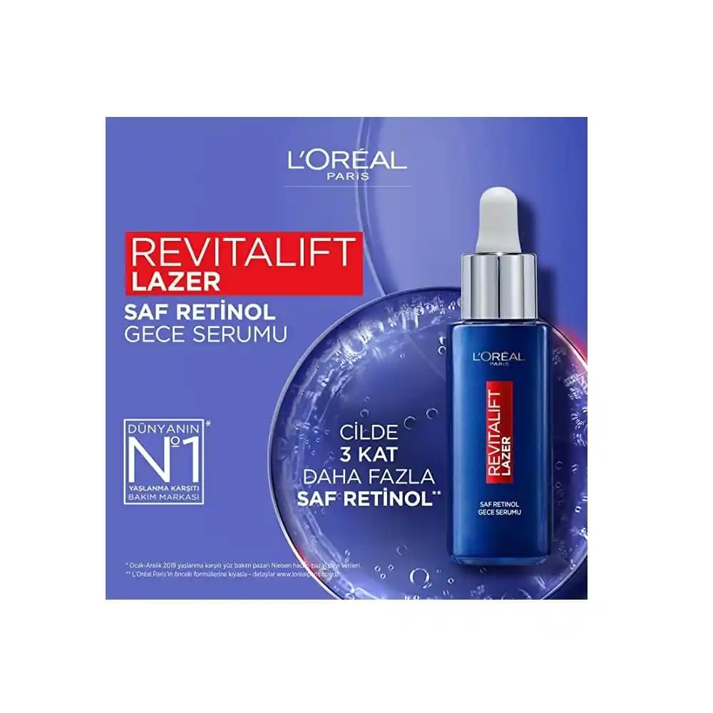 L'Oréal Saf Retinol Ürünleriyle Cilt Yenileme ve Yaşlanma Karşıtı Bakım