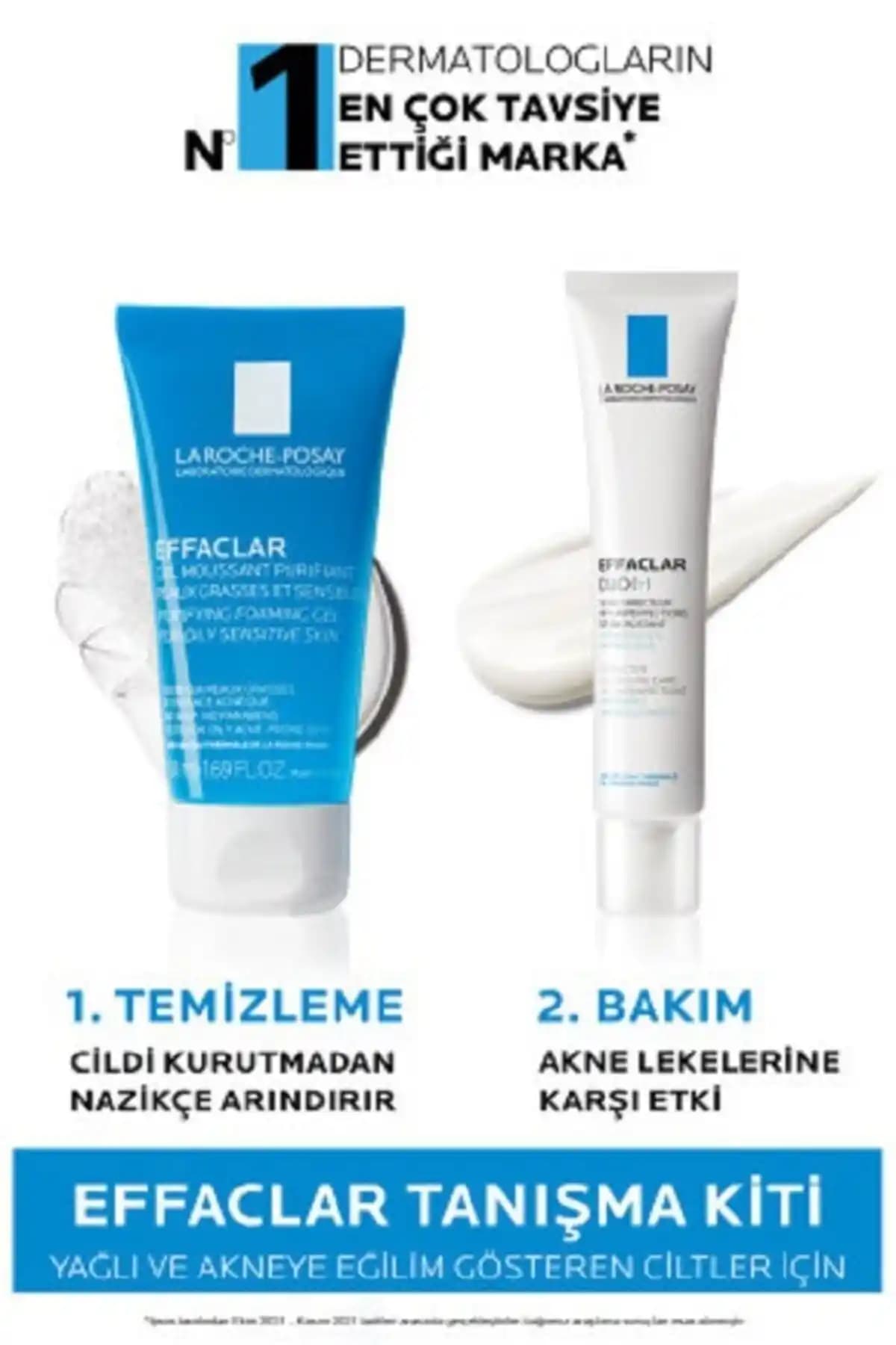La Roche-Posay Effaclar Tanışma Kiti: Yağlı ve Akneye Eğilimli Ciltler İçin Etkili Bakım Seti