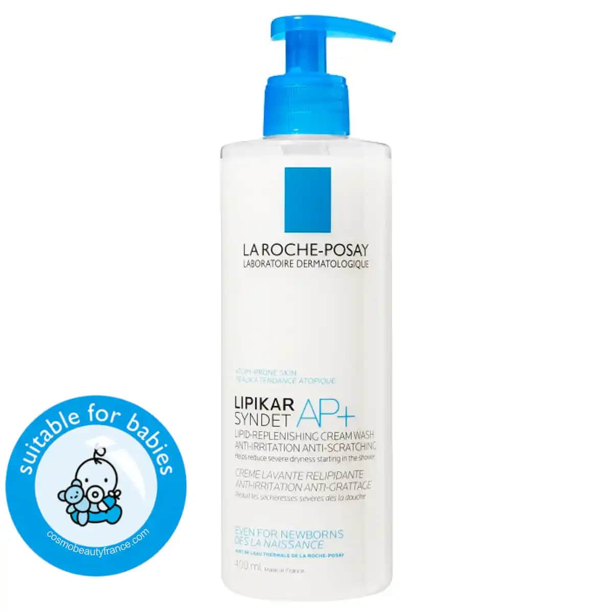 La Roche-Posay Lipikar Syndet AP+ 400 ml Hassas ve Kuru Ciltler İçin Güvenilir Temizlik Ürünü
